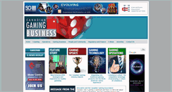 Desktop Screenshot of canadiangamingbusiness.com